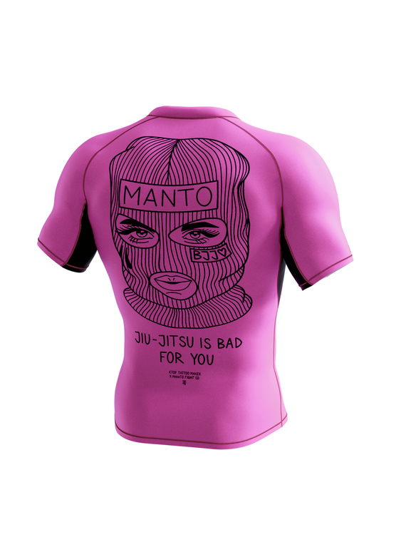 MANTO X KTOF rashguard BALACLAVA różowy