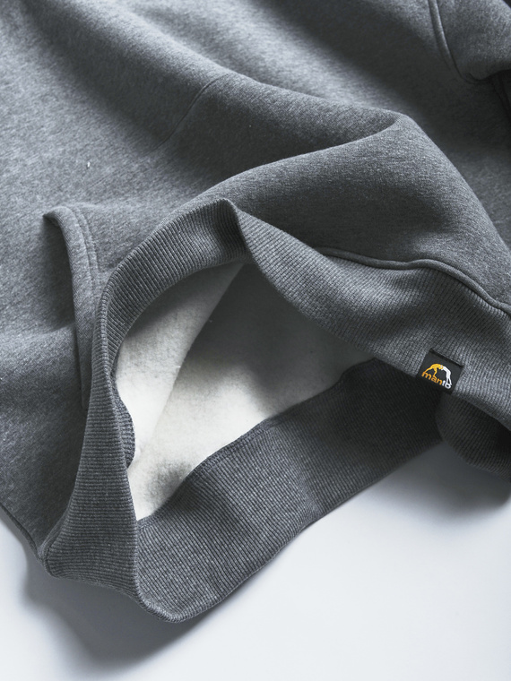 MANTO bluza z kapturem SOCIETY OVERSIZE melanż