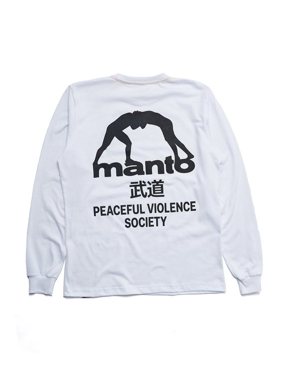 MANTO longsleeve SOCIETY biały