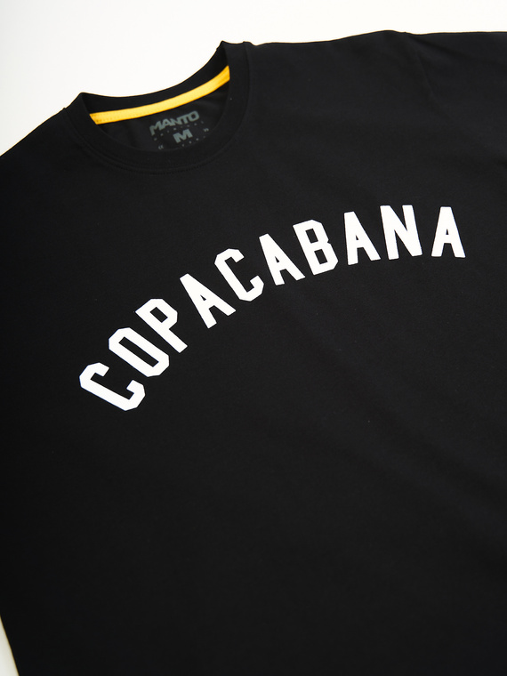 MANTO t-shirt COPACABANA CURVE czarny
