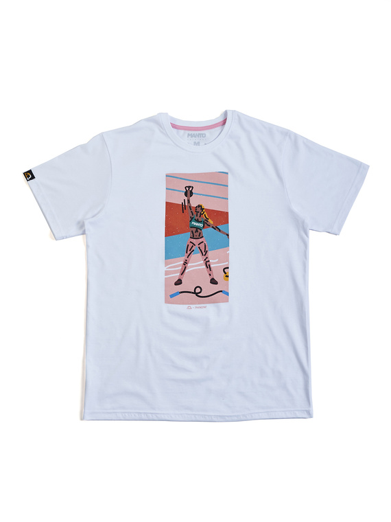 MANTO t-shirt GYM GIRL 2.0 biały
