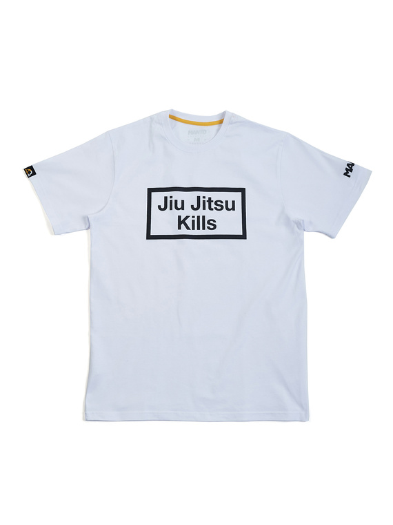 MANTO t-shirt KILLS biały