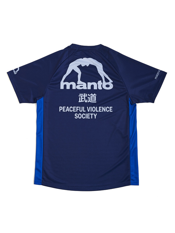 MANTO t-shirt treningowy SOCIETY granatowy