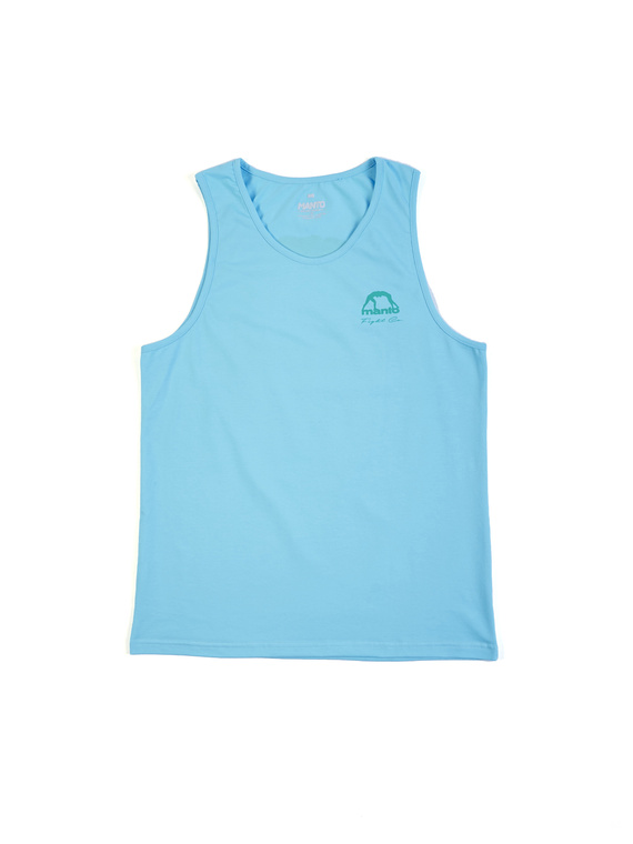 MANTO tank top FIGHT CO. turkusowy