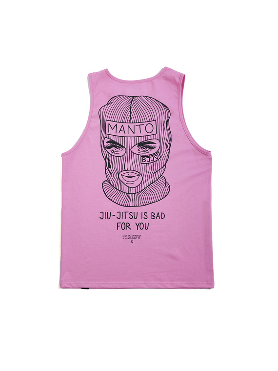 MANTO x KTOF tank top BALACLAVA różowy